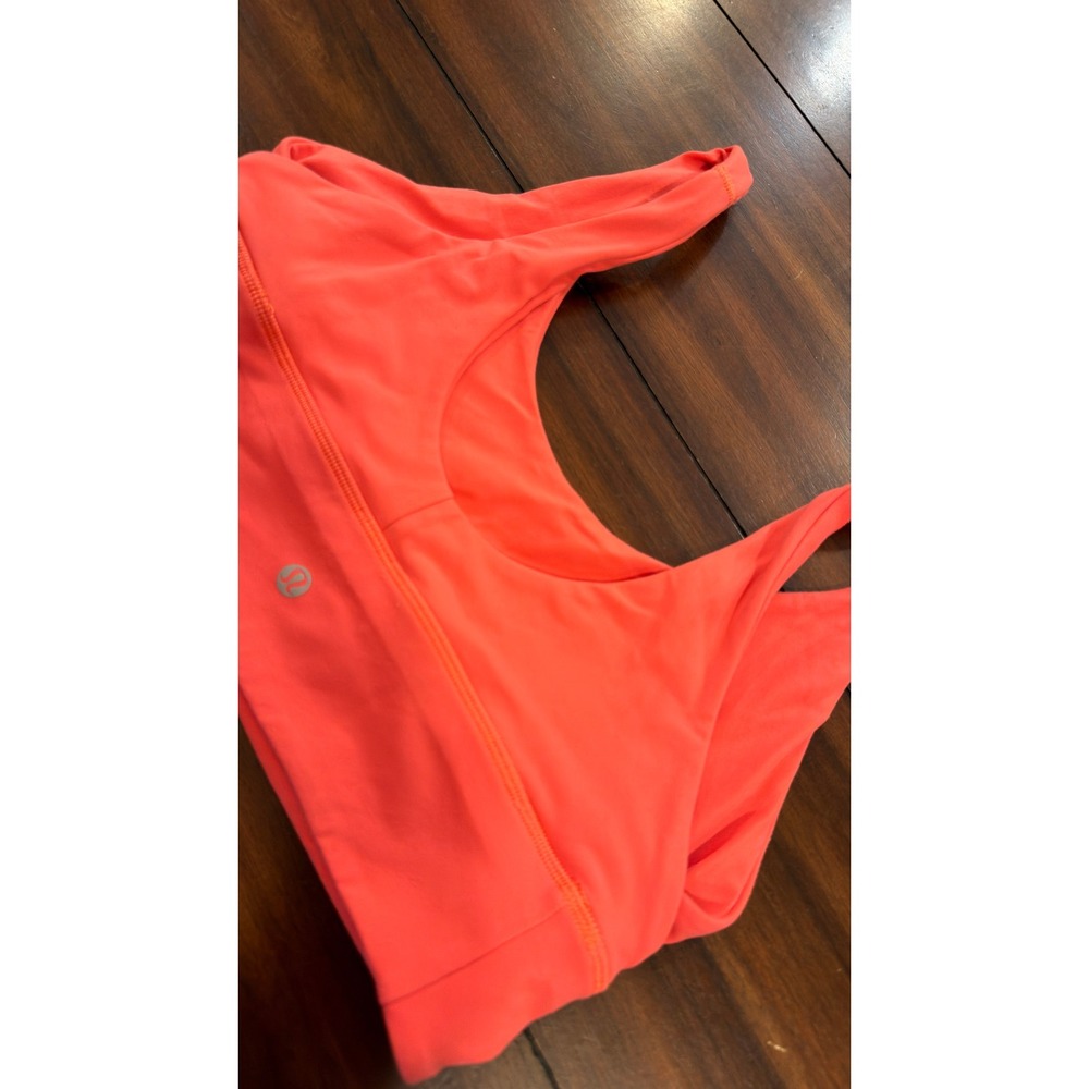 Lululemon Align Reversible Bra Light Support Nulu Coral Pink Size 10 LW2CYOS - Picture 9 of 14